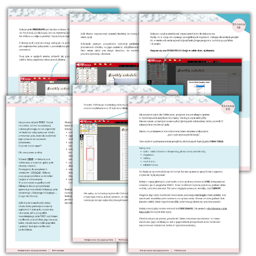Jak zrobić pola edytowalne w PDF