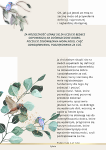 Dziennik wdzięczności