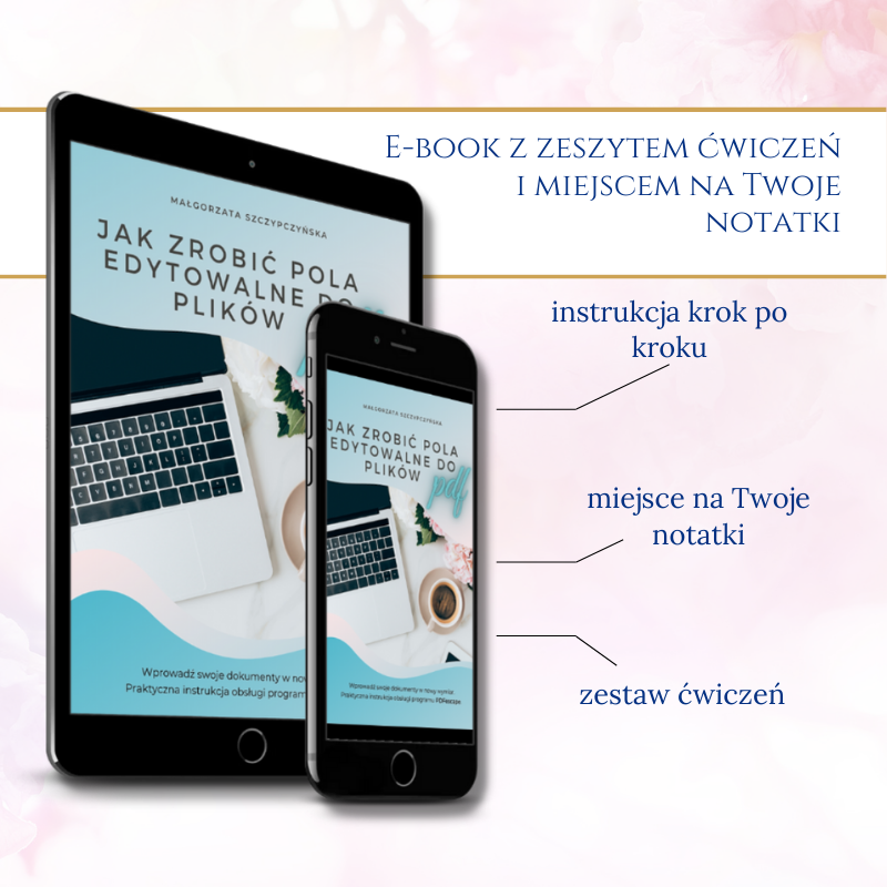 Jak zrobić pola edytowalne w PDF