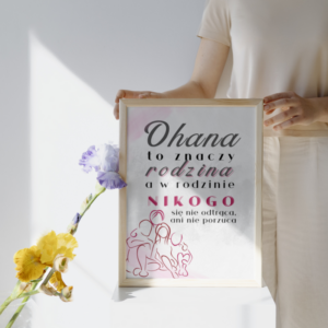 Plakat Ohana rodzina
