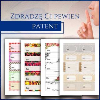 Robisz przetwory?🍎🍓🍅

 Normalnie możnaby powiedzieć, że sezon w pełni, ale cóż, jest jak jest. 🙉

Warzyw i owoców jak na lekarstwo narazie, nie wspominając o ich cenach.

Ja zaczęłam w tym roku od truskawek - dżem i kompot już się wyleguje na półce w oczekiwaniu na jesienne i zimowe wieczory:) Nie wiem narazie, co jeszcze bedę przerabiać, zobaczymy co uda nam się zdrowego zdobyć. 

Zdając sobie sprawę, że sezon przetwórstwa u wielu osób już otwarty chciałam pokazać Ci etykiety na słoiczki czy buteleczki. 
Oczywiście, jak zwykle nie mogłam się zdecydować na jeden wzór,🤗 dlatego masz możliwośc otrzymania aż 9 stron, każda z 10 etykietami. Czyli, szybko licząc aż 90 etykiet gotowych do druku.😜
Wiem, że możnaby kombinować z ich kształtem, żeby były jak prawdziwe etykiety, albo kółeczka, ale doświadczenie mi podpowiada, że wycinanie ich mogłoby niejedną osobę mocno wkurzyć. Dlatego są w kształcie prostokąta, tak, aby szybciutko wyciąć i przykleić.

Ale jak przykleić?🤔 Tu właśnie zdradzę Ci mój patent. Tzn nie mój wymyślony, a zdobyty od @zielonyzagonek od p. Ewy.

A teraz instrukcja:)
1. 👉Napisz do mnie DM.
2. 👉Otrzymasz etykiety. 
3. 👉Pobierz i wydrukuj. Możesz wydrukować w formacie A4 czy A5, zalezy jak lubisz i jakie masz słoiki;
4. 👉Powycinaj 
5. 👉Na płaski talerzyk wylej troszkę mleka. Tak, mleka.
6. 👉Delikatnie zamocz tył etykiety w mleczki i przyklej ją na słoiczek.
7. 👉Wytrzyj ręczniczkiem ewentualne kropleki z mleka ze słoika.
8. 👉GOTOWE;) Gwarantuję Ci, że tak przyklejona etykieta nie spadnie i będzie się świetnie trzymać kilka lat. 

A Ty masz jakieś patenty na przetwory?

Napisz do mnie DM, a wyśle Ci etykietki do druku za free 😉

——————————

 #przetwory #etykiety #etykieta #dodruku #patent #trik #idziezima #pracawdomu #zapasy #organizacja #naklejki #naklejka #słoiki #przetworydomowe #przetworynazimę #przetworyzpomyslem #onlinegosha #rozwój #organizacja #polskamarka #planerydodruku #planery #lato #najesień #Kielce #pracaonline #pracazdomu #summer #lipiec2021 #mama